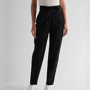 Express Super High Waisted Paperbag Ankle Pants NWT